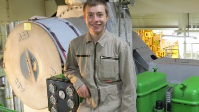 Ausgezeichneter Student: Bengt Ole Scheffler fährt als Wachoffizier zur See und hat eine Bachelorarbeit über die die Digitalisierung im Schiffbau geschrieben.
