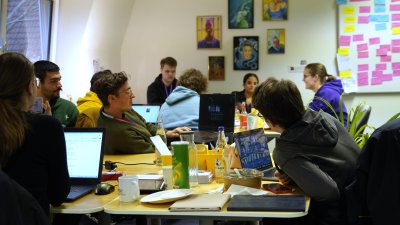 Viele Studierende arbeiten