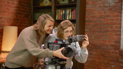 Filmstudierende an der Hochschule Flensburg