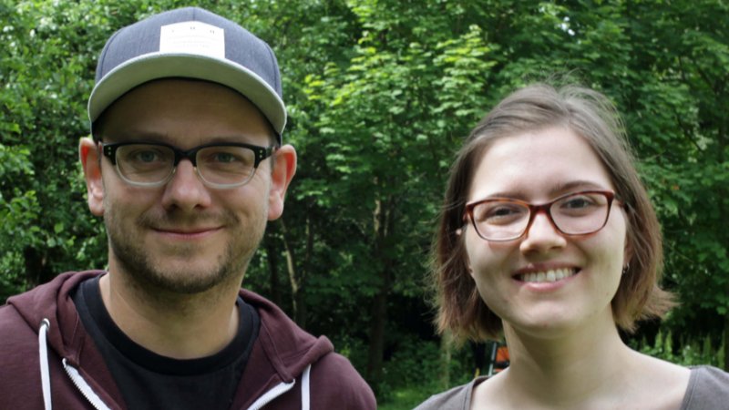 Junge Studierende begeistern fürs Plattdeutsche: Julia Schenk und Philip Drenckhahn