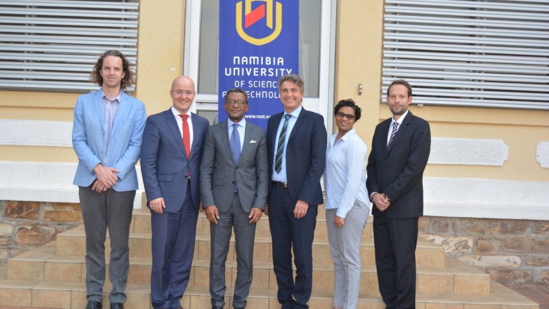 Flensburger Delegation und Mitglieder der NUST