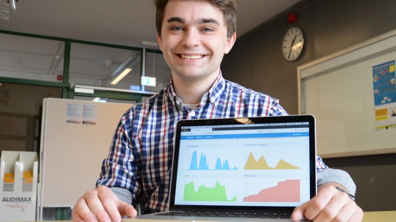 Fühlt sich gut ausgebildet an der Hochschule Flensburg: Mats Kockmeyer.