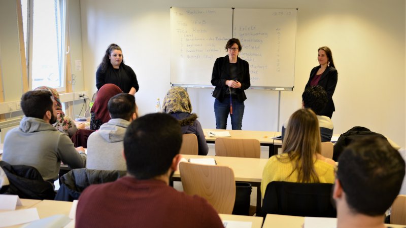 ARCHIVFOTO: EUF und Hochschule Flensburg organisieren Studienvorbereitung für Geflüchete