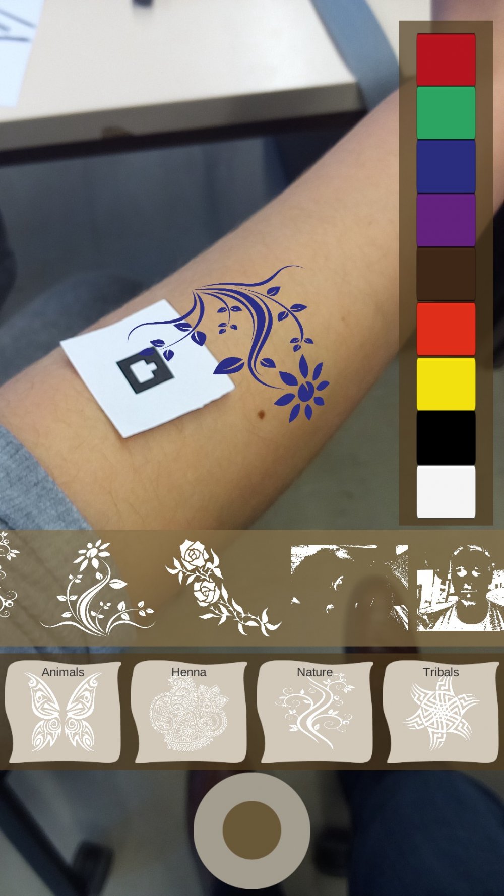 AR Tattoo App studentische Arbeit