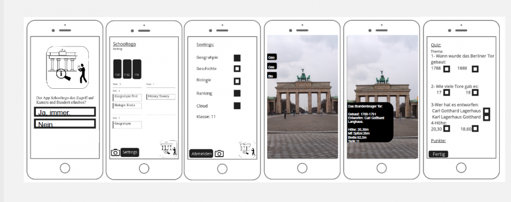 Mit Augmented Reality ermöglicht diese App das Lernen außerhalb der Schule. 