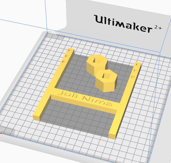 Druckvorlage für den 3D-Drucker.