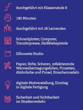 Grafik mit Eckdaten zum Projekt.