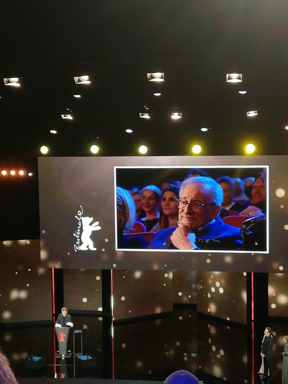 Blick auf die Berlinale-Bühne.