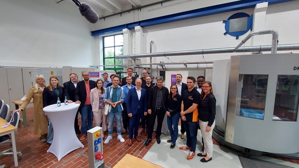 Gruppenfoto mit Habeck