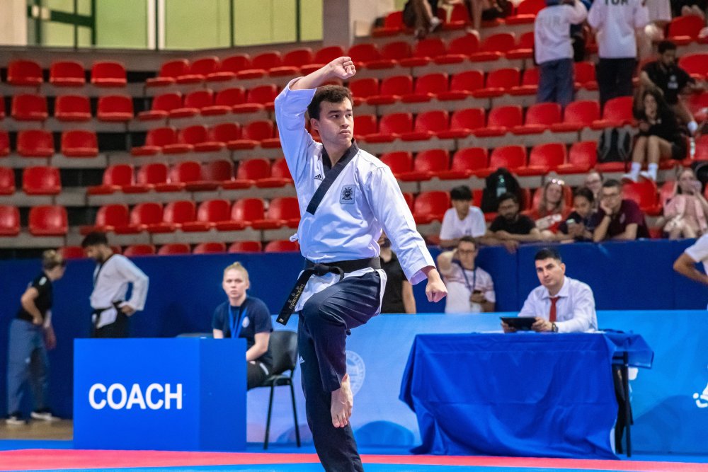 Ken-Levan Jordt ist zweitbester Deutscher unter den rund 20 Startern bei der EM in Kroatien.