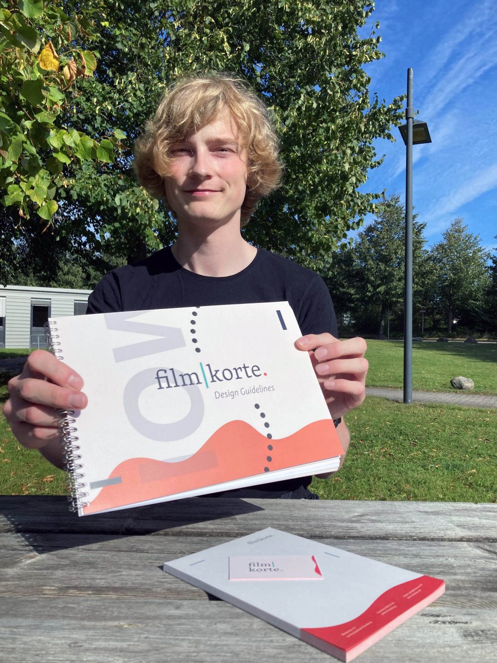 Lukas Obermann hat das Design für film|korte entwickelt. 