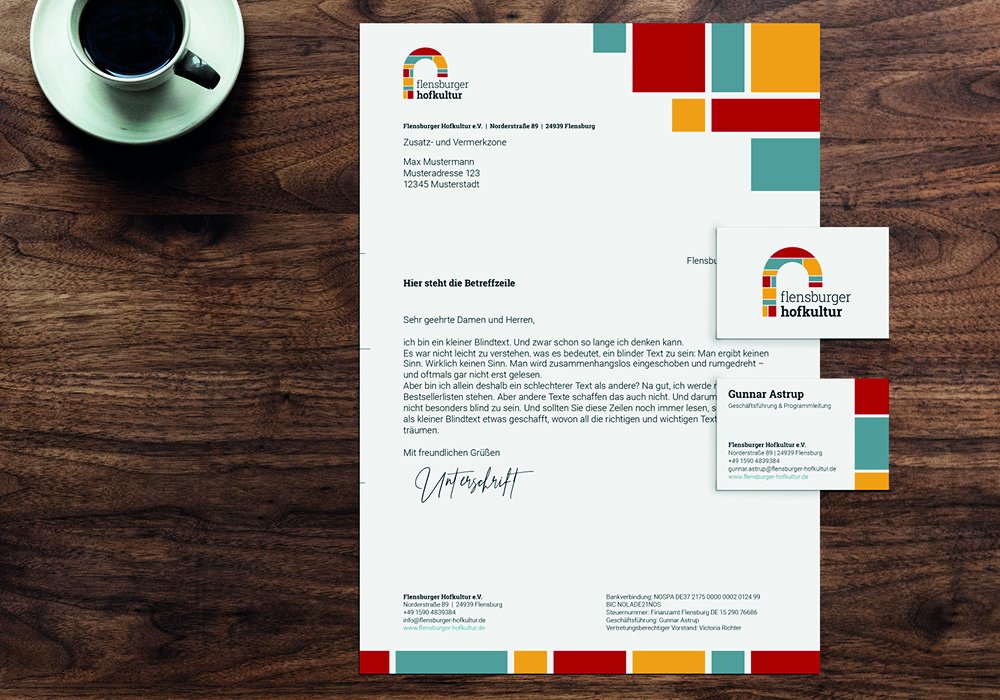 Redesign Flensburger Hofkultur