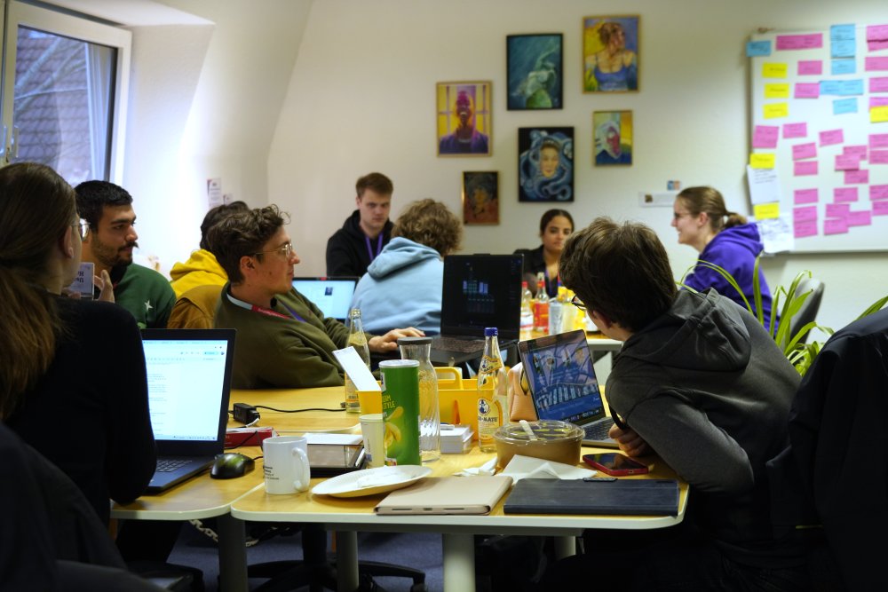 Viele Studierende arbeiten