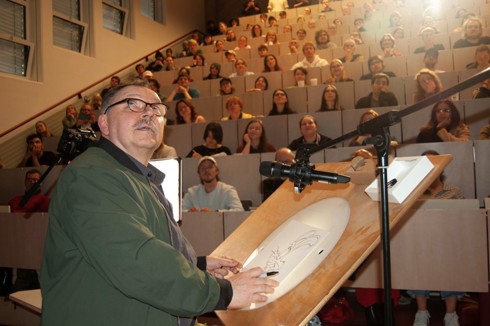 Disney Chefzeicher Andreas Deja zeigt sein Können