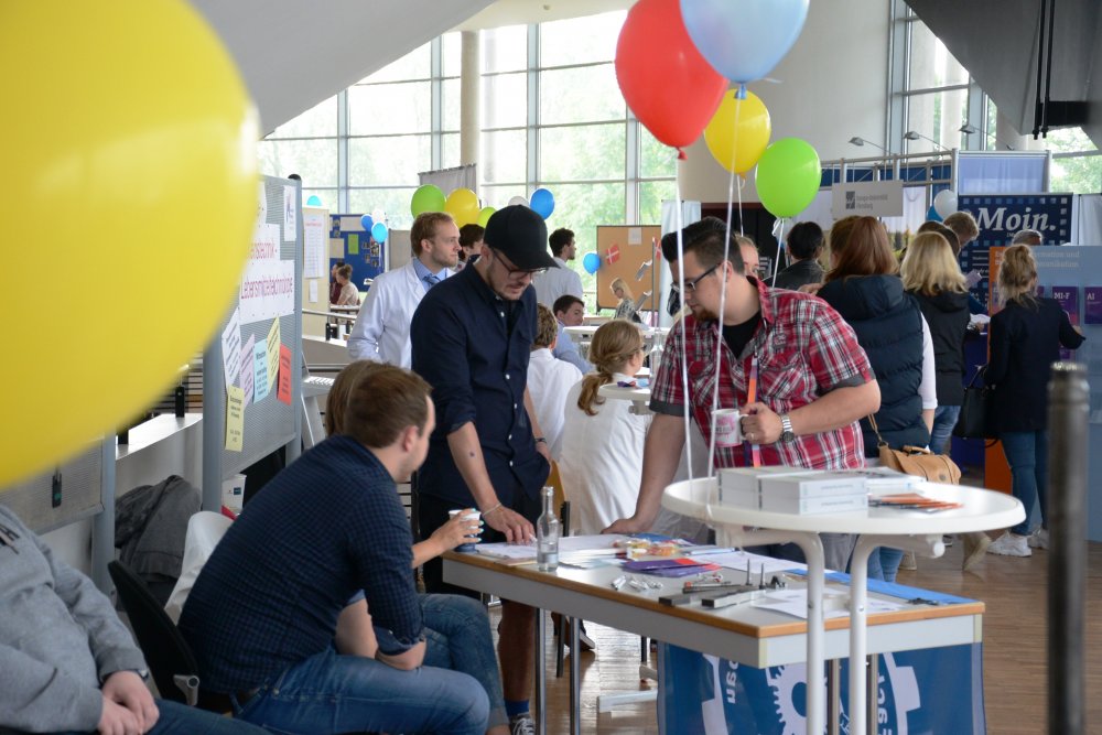 Gut besuchter Studieren-Probieren-Tag auf dem Campus Flensburg.