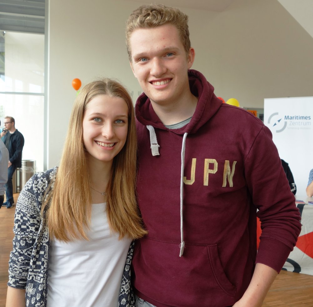 Kristine Schumacher und Max Nicolaysen wollen gemeinsam studieren - an Europa-Universität und Hochschule.