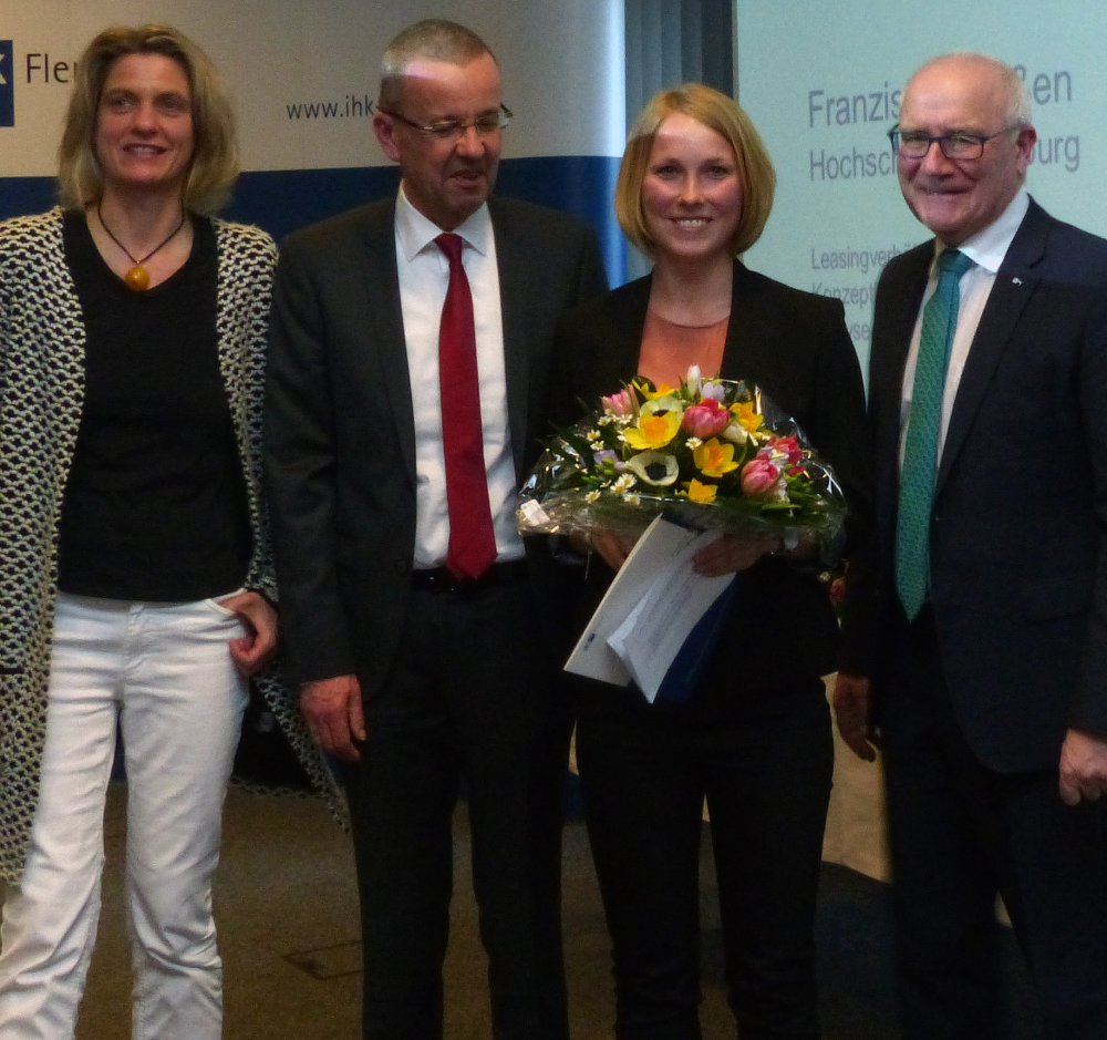 Franziska Delißen von der Hochschule Flensburg wurde für ihre Masterarbeit ausgezeichnet. 