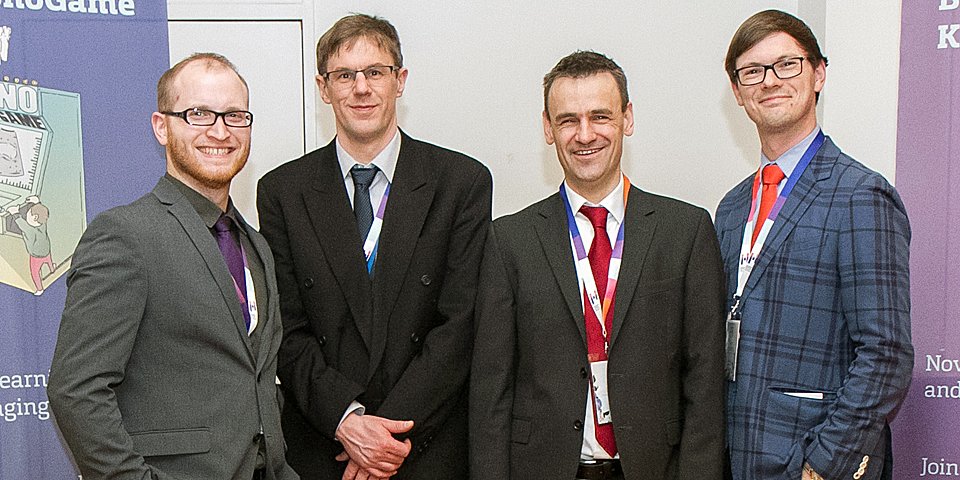 Michael Teistler, Henner Bendig, Matthias Süncksen und Sascha Reinhold in Wien. 