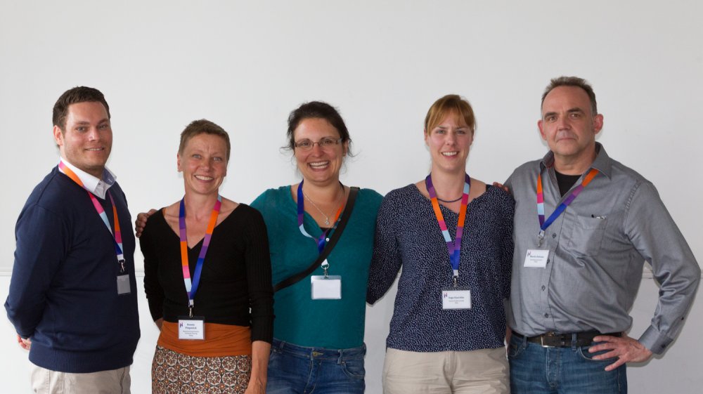 Die Referentinnen und Referenten: Andreas Friedrich, Kerstin Fitzpatrick, Stefanie Tilzer, Inga Kaschke, Martin Ruhnau.