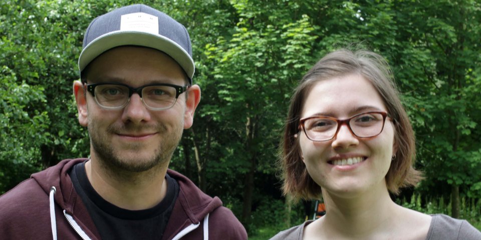 Junge Studierende begeistern fürs Plattdeutsche: Julia Schenk und Philip Drenckhahn