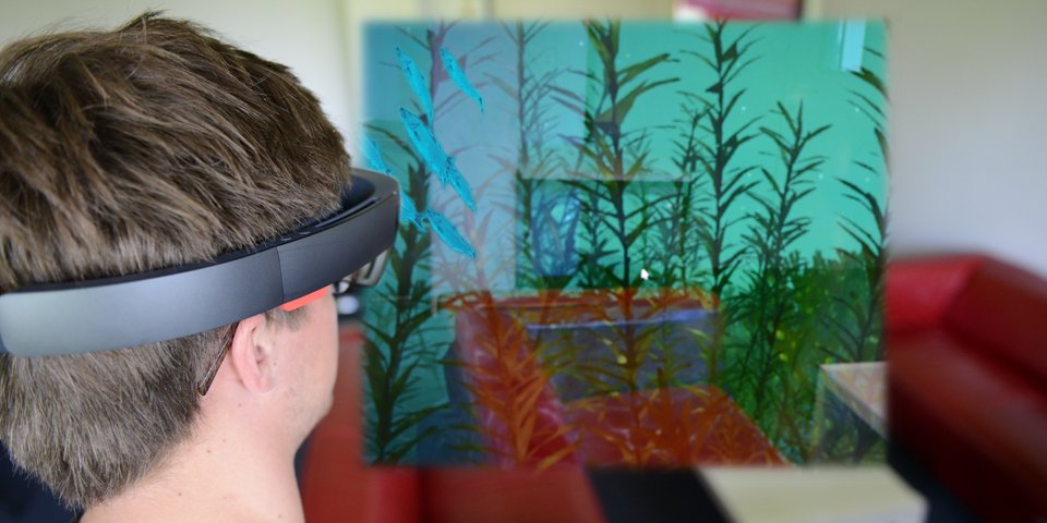 Ein Büro wird zur Unterwasserwelt: Studierende der Hochschule Flensburg entwickeln eine Mixed-Reality-Anwendung – mit Mehrwert.