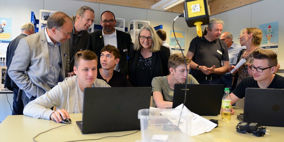 Technik erfahrbar machen: Im FabLab IDEENREICH auf dem Flensburger Campus sollen Schülerinnen und Schüler für die MINT-Fächer begeistert werden.  