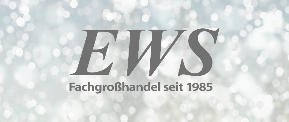 Weihnachtlicher Hintergrund mit EWS-Firmenlogo drauf.