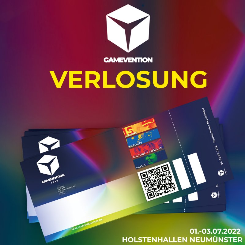 Grafik mit Gamevention Logo.