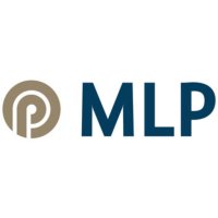 Drei große Buchstaben: MLP. Links das Logo.