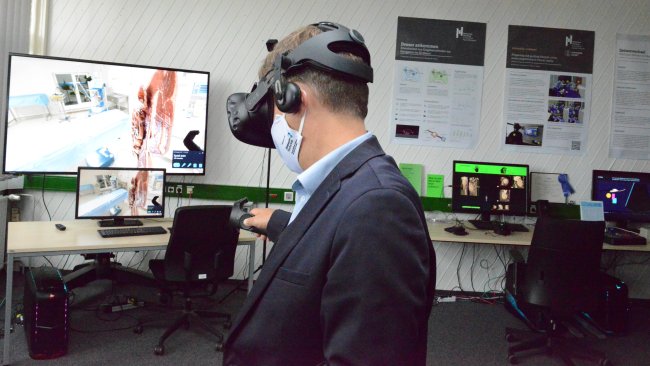 Robert Habeck besuchte die Hochschule Flensburg