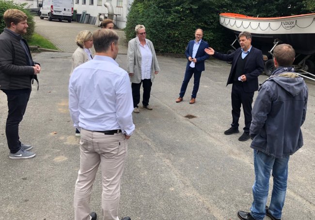 Robert Habeck besuchte die Hochschule Flensburg