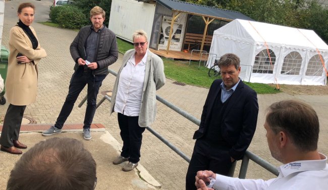 Robert Habeck besuchte die Hochschule Flensburg