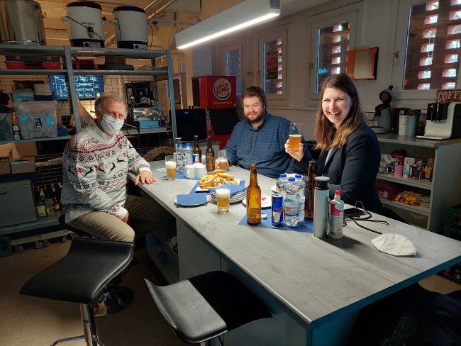 Besuch des Brauereilabors und Verkostung