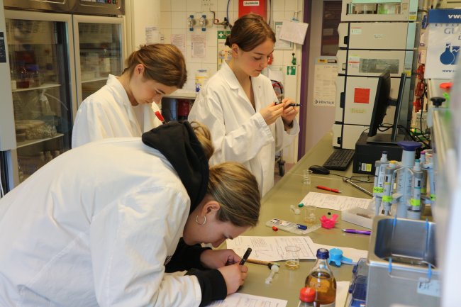 Die Hochschule Flensburg machte mit bei der „MINT-Woche Schleswig-Holstein“: Schüler*innen erhielten spannende Einblicke in die Labore.