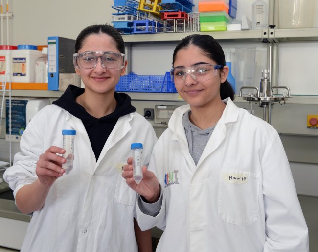 Schülerinnen forschen zum Klimawandel