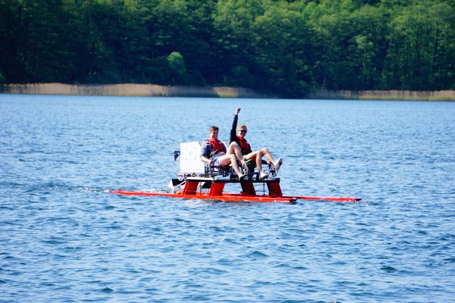 5 vor 12 nach einem erfolgreichen Rennen