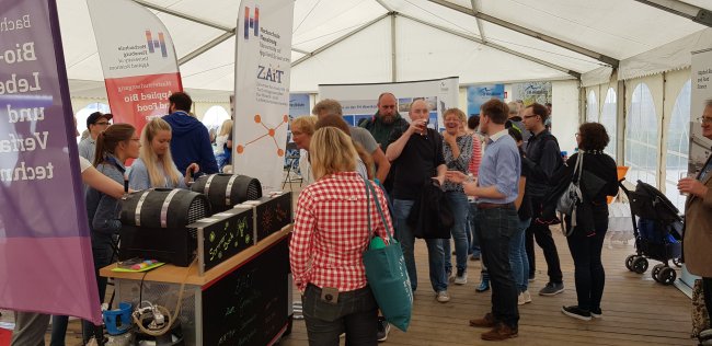 Messestand Hochschule Flensburg in Lübeck