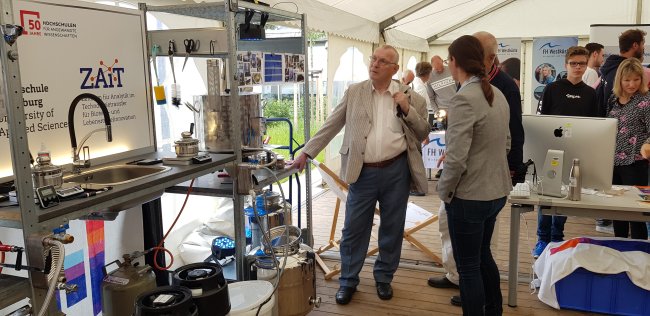 mobile Brauereianlage der Hochschule Flensburg