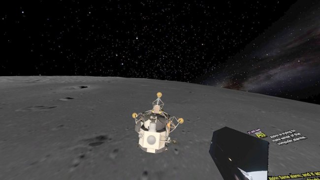 Mondlandung: Szenen aus der preisgekrönten Animation der Landung auf dem Mond von Rainer Christiansen.