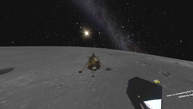 Mondlandung: Szenen aus der preisgekrönten Animation der Landung auf dem Mond von Rainer Christiansen.