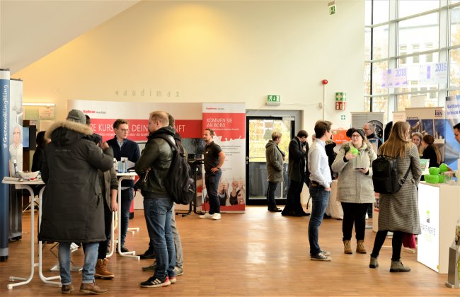 Viele Gäste beim Campus Career Day
