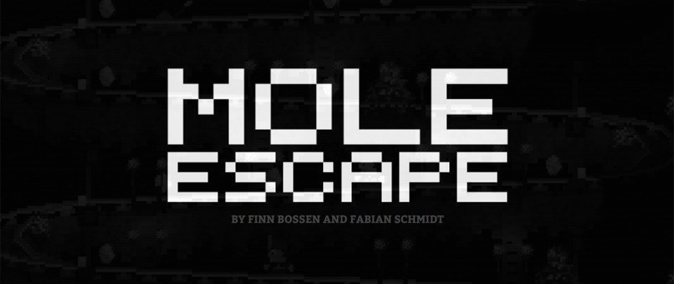 Schriftzug "Mole Escape"