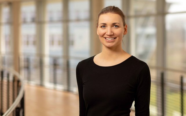 Porträtfoto: Kirsten Heide im audimax