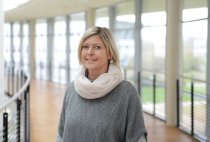 Porträtfoto: Katja Richter im audimax